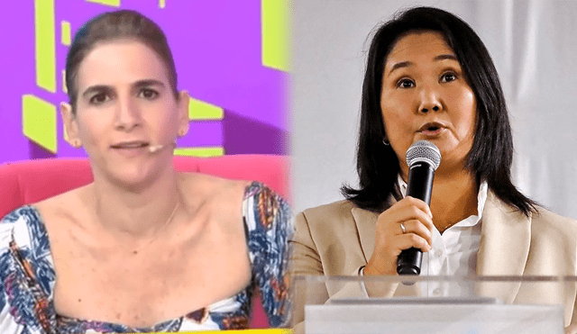 Gigi Mitre le pide a Keiko Fujimori que nos postule por cuarta vez a la presidencia del Perú. Foto: composición/captura Amor y fuego/AFP