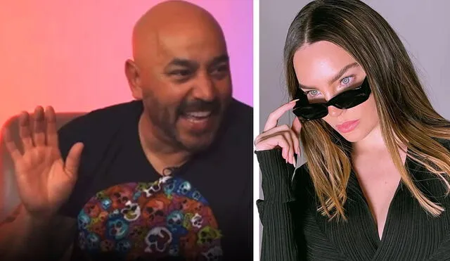 Lupillo Rivera también se pronunció sobre el famoso tatuaje del rostro de Belinda. Foto: Despierta América/Belinda/Instagram