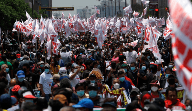 El Sutep y gremios de trabajadores anunciaron una marcha pacífica para este jueves 7 de abril. Foto: Twitter