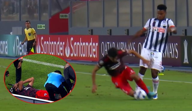 La lesión a Rojas le valió a Rodríguez la expulsión. Foto: captura de ESPN