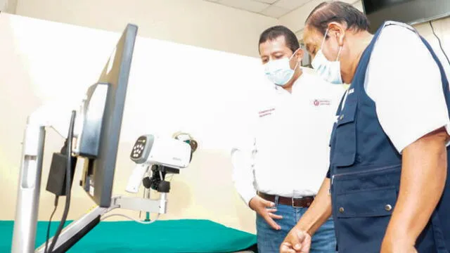 Hospital Las Mercedes cuenta con nuevos equipos para exámenes de colposcopía. Foto: GRL.