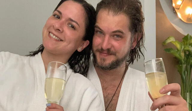 Karina Jordán y Diego Seyfarth se casaron por civil el 10 de octubre de 2020. Foto: Karina Jordán/Instagram