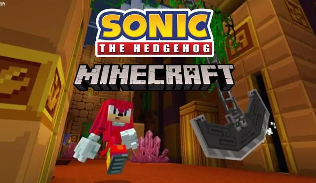 ¿Quién diría que Minecraft sería tan buen ingrediente para un juego de Sonic en 3D? Mira el espectacular tráiler de Labyrinth Zone. Foto: Minecraft/SEGA