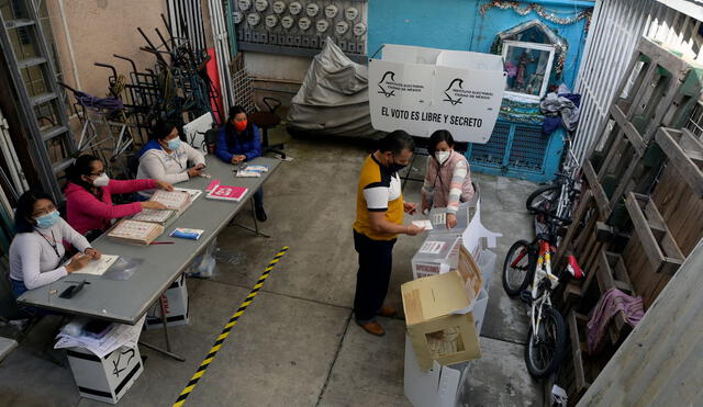 El INE organiza elecciones federales como la de renovación de diputados en 2021. Foto: AFP