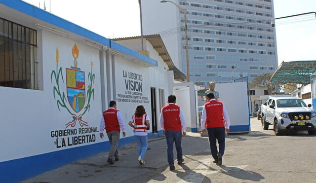 Son seis funcionarios y servidores públicos del GORE La Libertad con responsabilidades. Foto: Contraloría