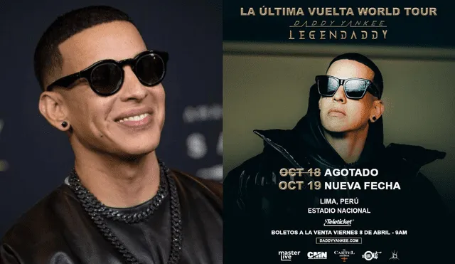 El intérprete de "La Gasolina" se presentará en Perú por segunda vez en 2022. Conoce la fecha aquí. Foto: composición/ La Tercera/ Daddy Yankee