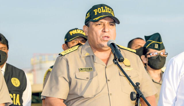 Destinatario. El comandante general PNP Vicente Tiburcio recibió el informe 062-CGPNP. Foto: difusión