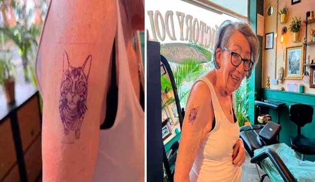 Miles de usuarios quedaron impactados con el tatuaje que esta mujer se realizó en el brazo. Foto: captura de Facebook