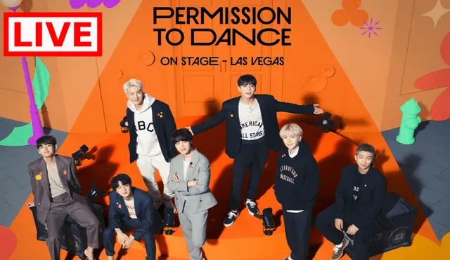 BTS regresó a Estados Unidos para brindar cuatro conciertos presenciales "Permission to dance on stage en Las Vegas". Video: BIGHIT