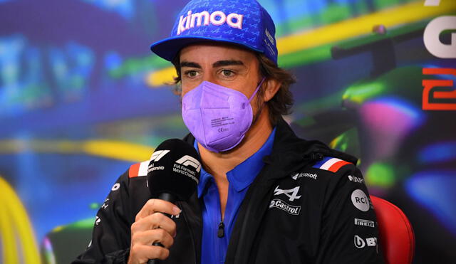 Fernando Alonso es el rostro visible de la escudería Alpine esta temporada. Foto: EFE