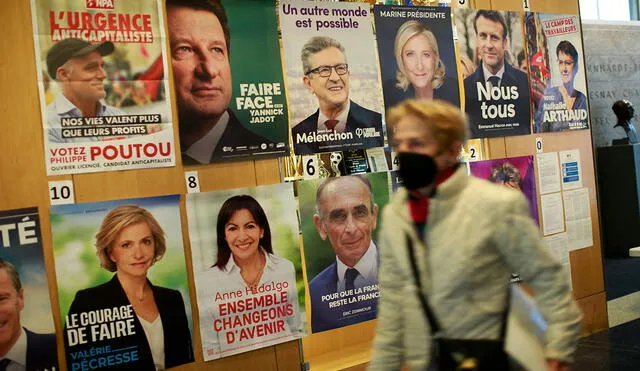 Francia llegó a su momento decisivo, la primera vuelta electoral. Foto: AFP