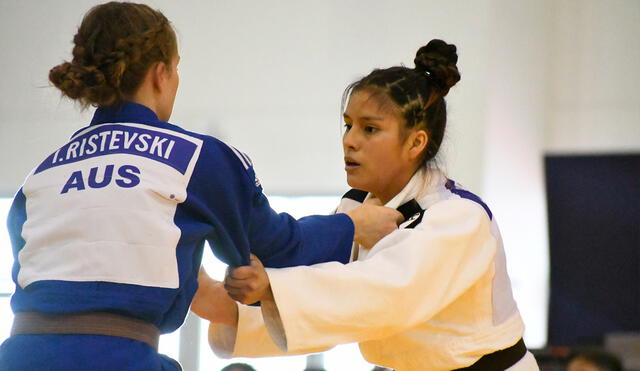 Luciana Julca está lista para la gran final de judo. Foto: IPD