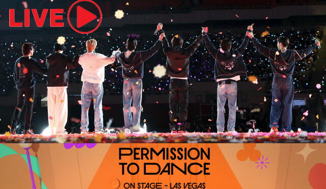 BTS se prepara para dar un evento en Las Vegas con "Permission to dance on stage". Foto composición: BIGHIT Music.