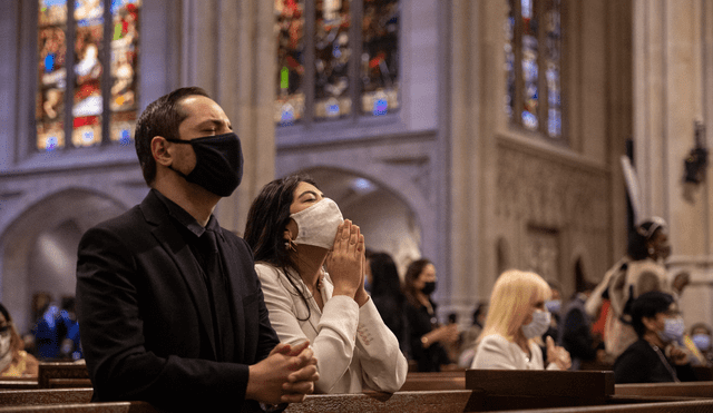 La Semana Santa en los Estados Unidos es una festividad que cuentan con ciertas tradiciones, como misas y vigilias. Foto: AFP