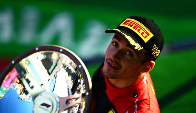 Charles Leclerc sumó 71 puntos tras ganar el GP de Australia. Foto: F1.
