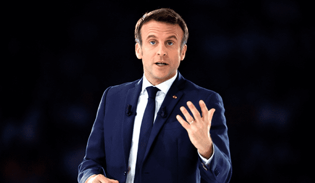 “Quiero tender la mano a todos aquellos que quieren trabajar por Francia", expresó  el mandatario saliente, Emmanuel Macron. Foto: AFP