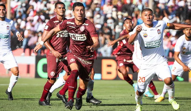 Universitario vs. Ayacucho FC: Minzum Quina anotó el gol de los zorros de tiro libre. Foto: @Universitario