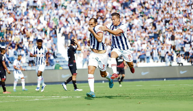 Goleador. Hernán Barcos llegó a los 13 goles con Alianza Lima en Liga 1. El año pasado convirtió diez y este año lleva tres. Foto: Alianza Lima