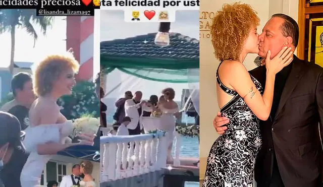 Mauricio Diez Canseco y Lisandra Lizama se casaron en Cuba. Foto: capturas Instagram