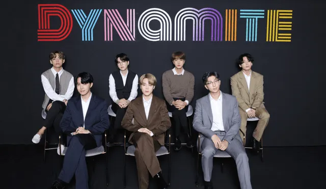 "Dynamite" de BTS fue el primer sencillo completamente en inglés del grupo k-pop, canción con la que obtuvieron su primera nominación a los Grammy. Foto: BIGHIT