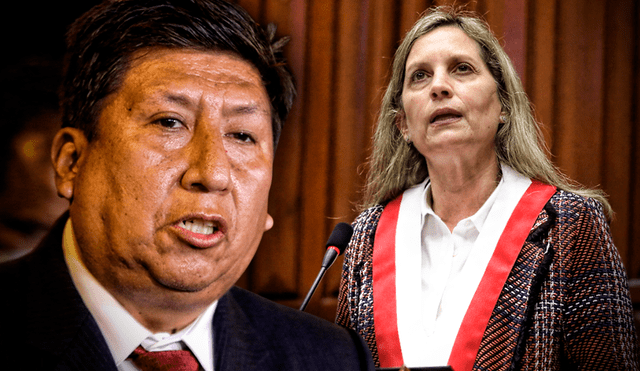 El legislador de Perú Libre rechazó la propuesta de la presidenta del Congreso, María del Carmen Alva. Foto: composición Gerson Cardoso/La República