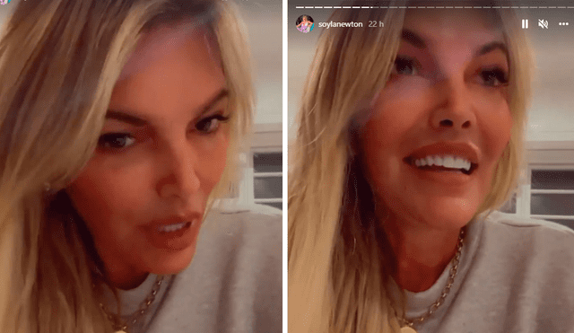 Jessica Newton regresó recargada de buen humor a su antiguo perfil de Instagram. Foto: composición/Instagram