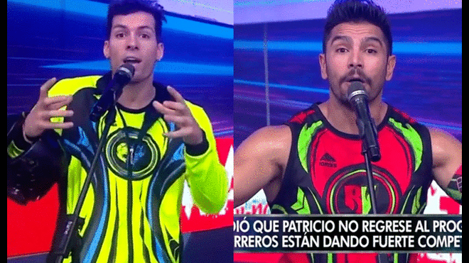 Esto es guerra: Rafael Cardozo le dijo de todo a Patricio Parodi. Foto: composición captura de América TV