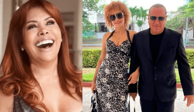 Magaly Medina no cree en el amor entre Mauricio Diez Canseco y Lisandra Lizama. Foto: Instagram