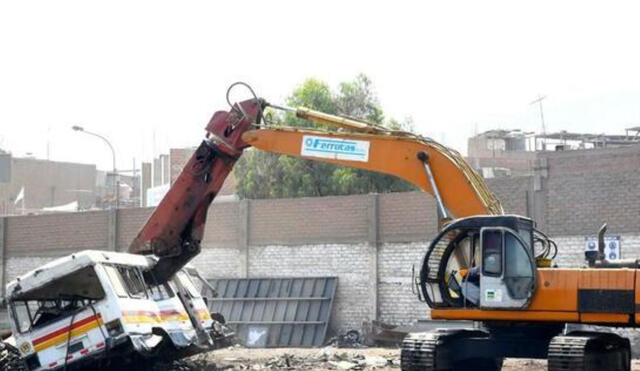 La ATU señaló que en los próximos meses iniciará los procedimientos para chatarrear a otras 122 unidades. Foto: ATU