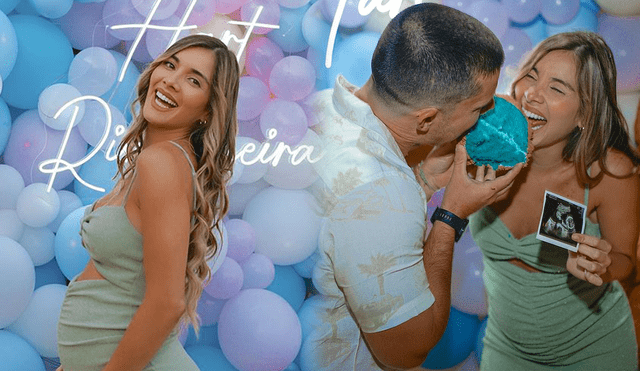 Korina Rivadeneira lamenta que su pequeño bebé Mario no se parezca a ella. Foto: composición/Instagram