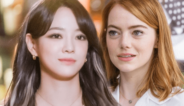 Kim Se Jeong ha sido comparada con Emma Stone no solo por sus rasgos faciales. Conoce aquí otras similituides entre las actrices. Foto: composición La República / SBS