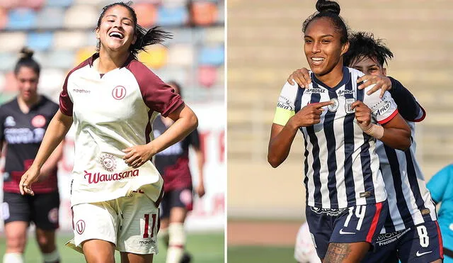 Nahomi Martínez y Alison Reyes son habituales titulares en sus clubes. Foto: composición/Univeristario de Deportes/Alianza Lima femenino