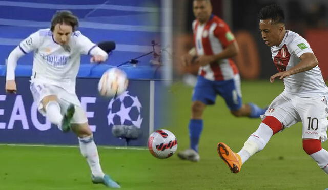 Christian Cueva y Luka Modric podrían estar presentes en el Mundial Qatar 2022. Foto: captura ESPN/EFE