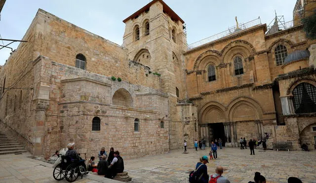 La iglesia del Santo Sepulcro es lugar de peregrinación desde hace varios siglos. Foto: AFP