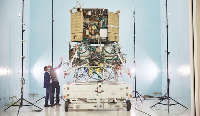 El lanzamiento del módulo de aterrizaje Luna-25 estaba previsto para julio de 2022. Sin embargo, con el cese de cooperación de la ESA la fecha podría retrasarse  Foto: RSC Energy / Roscosmos