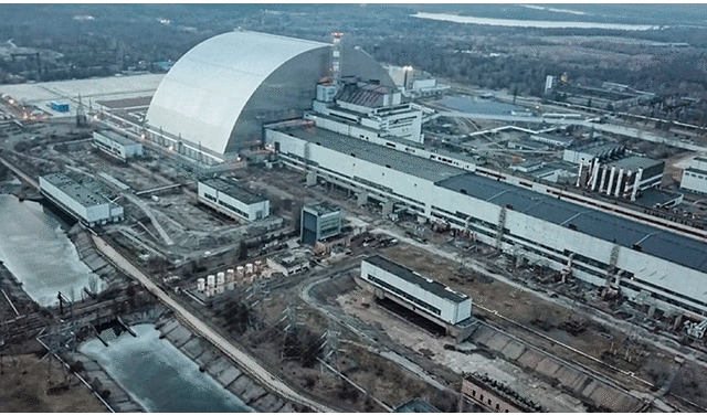 Las tropas rusas que ocuparon Chernobyl se robaron sustancias radiactivas de los laboratorios que podrían ser nucleares. Foto: EFE