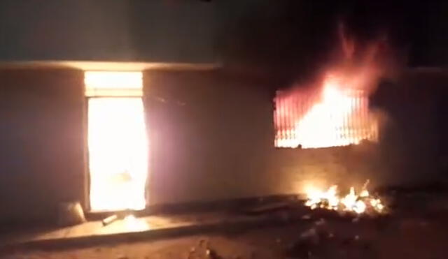 Vecinos indignados incendiaron lugar donde fue hallada menor secuestrada: Foto: difusión