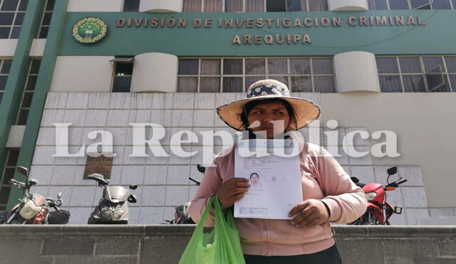 Agraviada vive en la ciudad de Juliaca y llegó a Arequipa para asentar denuncia. Foto: Abad Ventura/ La República