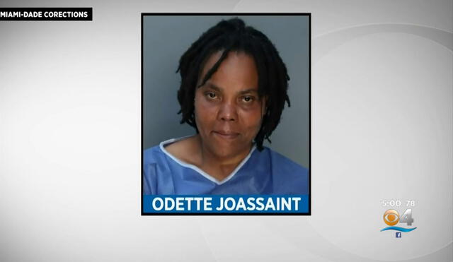 Odette Lysse Joassaint enfrenta dos cargos de asesinato en primer grado en Estados Unidos. Foto: captura de CBSMiami