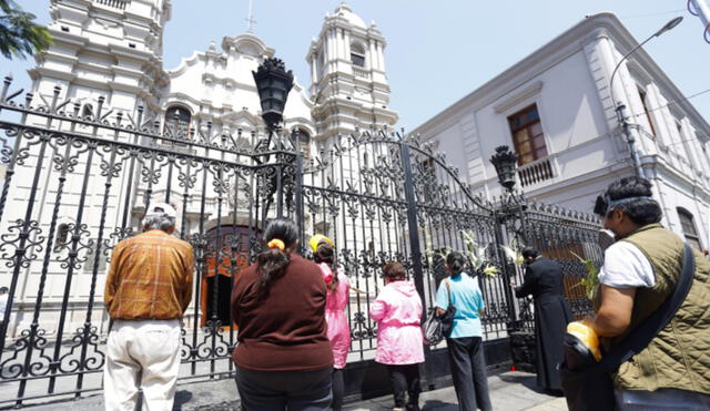 El Arzobispado de Lima remarcó los protocolos de bioseguridad para evitar la propagación de la COVID-19 en las iglesias. Foto: Carlos Contreras/La República