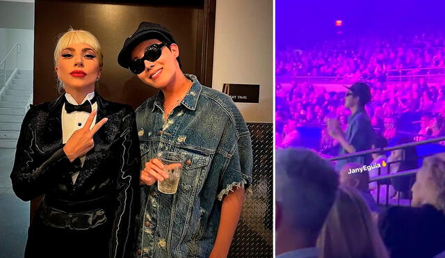 J-Hope de BTS fue visto bailando en el show de Lady Gaga. Foto: composición Instagram/Twitter