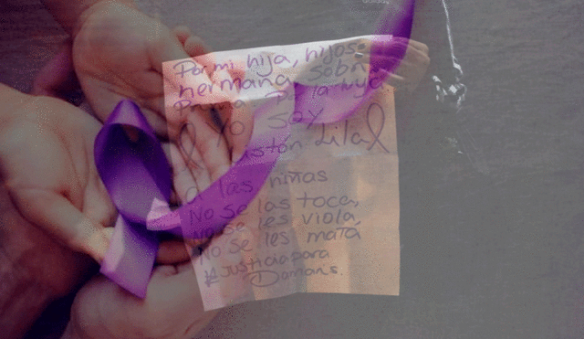 El significado del listón lila en protestas. Foto: composición La República / GNDiario