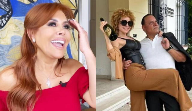 Magaly Medina opina sobre el matrimonio civil entre Mauricio Diez Canseco y Lisandra Lizama. Foto: composición/Instagram