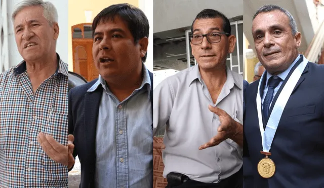 Jony Piana, Junior Vásquez, Orlando Puell y Pedro Ubillús opinaron sobre la administración del alcalde Marcos Gasco. Foto: composición/La República