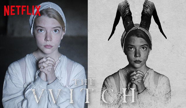 "La bruja" es una de las primeras películas en la carrera de Anya Taylor-Joy. Foto: composición LR/Netflix/difusión