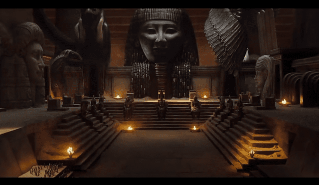 Escena de "Moon knight" que reúne a 5 dioses egipcios. Foto: Disney Plus