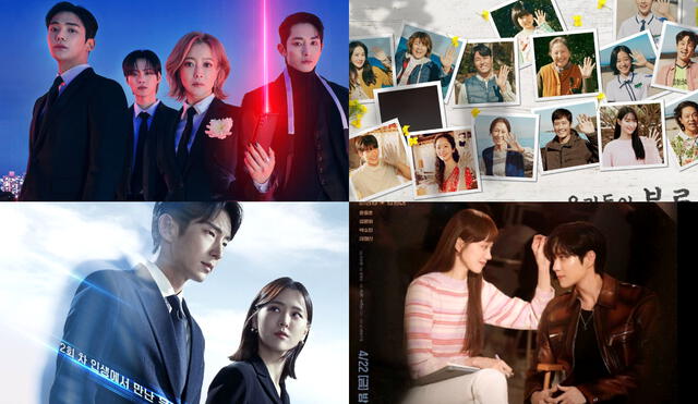 Amplia ofertas de series coreanas este mes, con historias de romance, comedia, suspenso, paranormal y más. Foto: composición MBC/tvN/jTBC