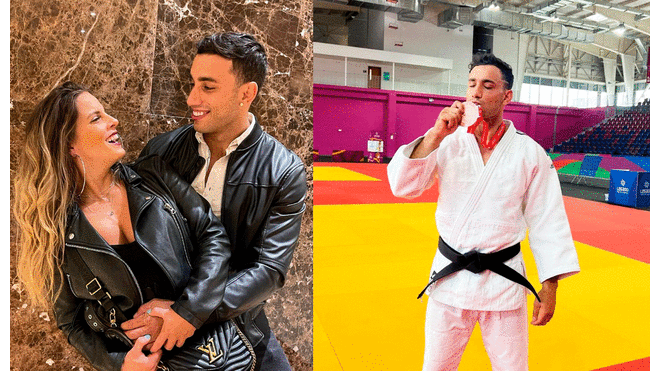 Alejandra Baigorria no pudo estar presente en la competencia de judo de Said Palao. Foto: composición Said Palao/Instagram
