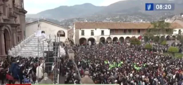 Celebran Domingo de Resurrección en Ayacucho. Foto: captura / Canal N