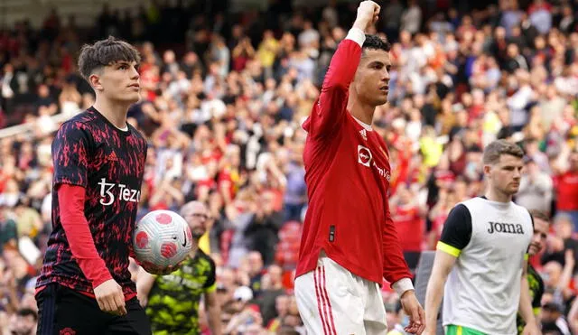 Alejandro Garnacho estuvo presente en el último triunfo del Manchester United por Premier League. Foto: Instagram Alejandro Garnacho